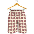 Human Brain Pattern Print Men's Shorts
