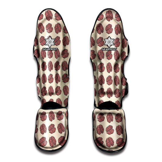 Human Brain Pattern Print Muay Thai Shin Guard