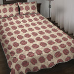 Human Brain Pattern Print Quilt Bed Set