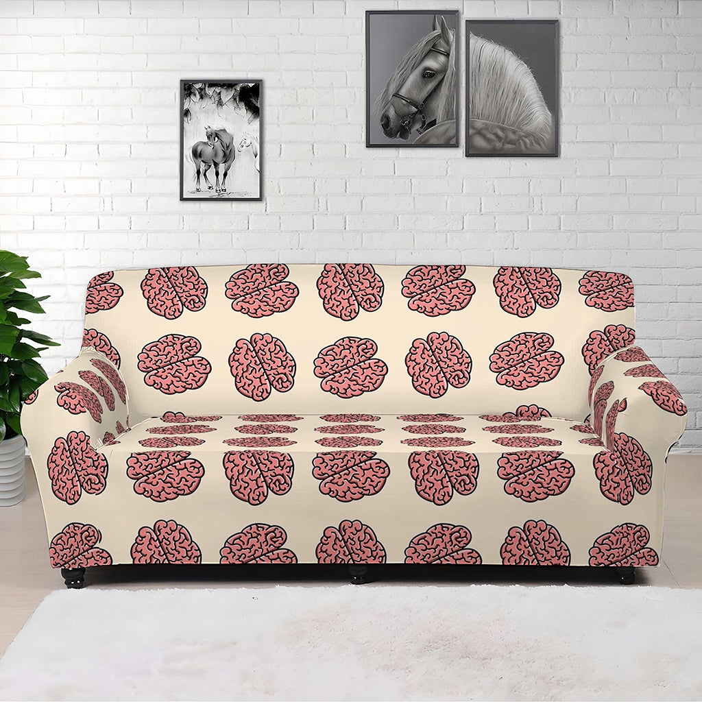 Human Brain Pattern Print Sofa Cover