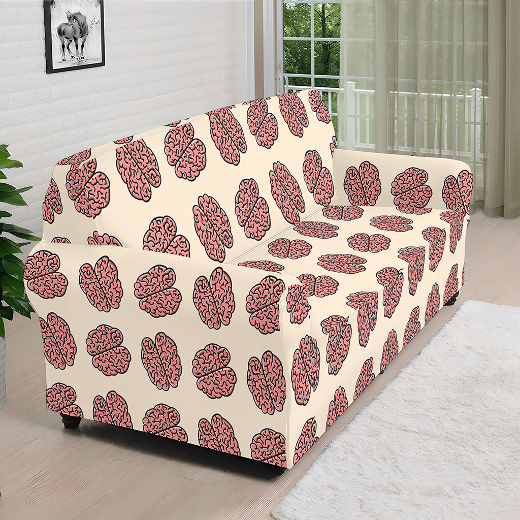 Human Brain Pattern Print Sofa Cover