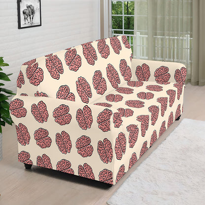 Human Brain Pattern Print Sofa Cover