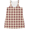 Human Brain Pattern Print Women's Racerback Tank Top