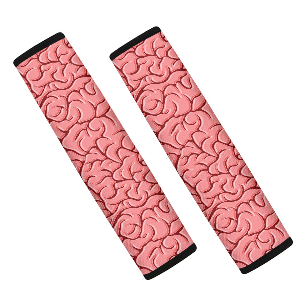 Human Brain Print Car Seat Belt Covers