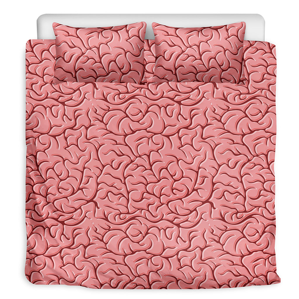 Human Brain Print Duvet Cover Bedding Set