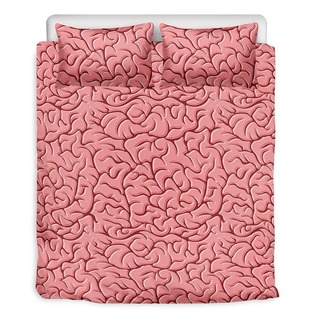 Human Brain Print Duvet Cover Bedding Set