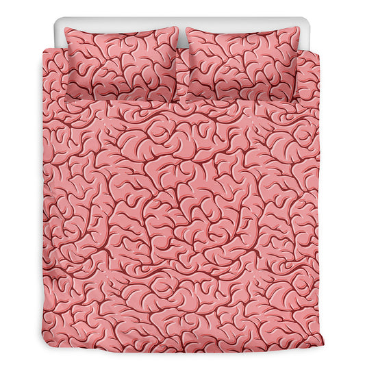 Human Brain Print Duvet Cover Bedding Set