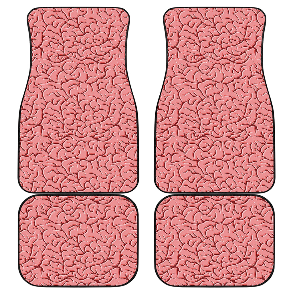 Human Brain Print Front and Back Car Floor Mats