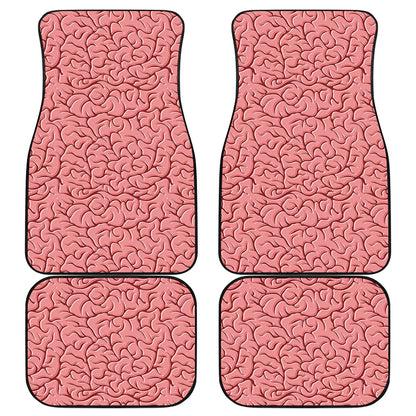 Human Brain Print Front and Back Car Floor Mats