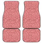 Human Brain Print Front and Back Car Floor Mats