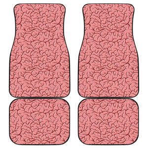 Human Brain Print Front and Back Car Floor Mats