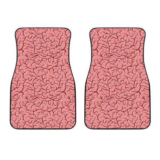 Human Brain Print Front Car Floor Mats