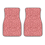 Human Brain Print Front Car Floor Mats