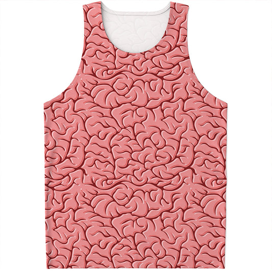 Human Brain Print Men's Tank Top