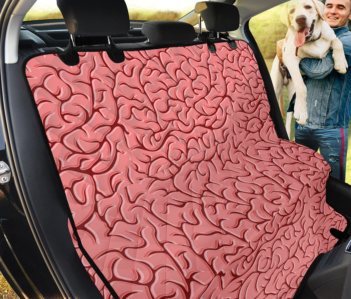 Human Brain Print Pet Car Back Seat Cover