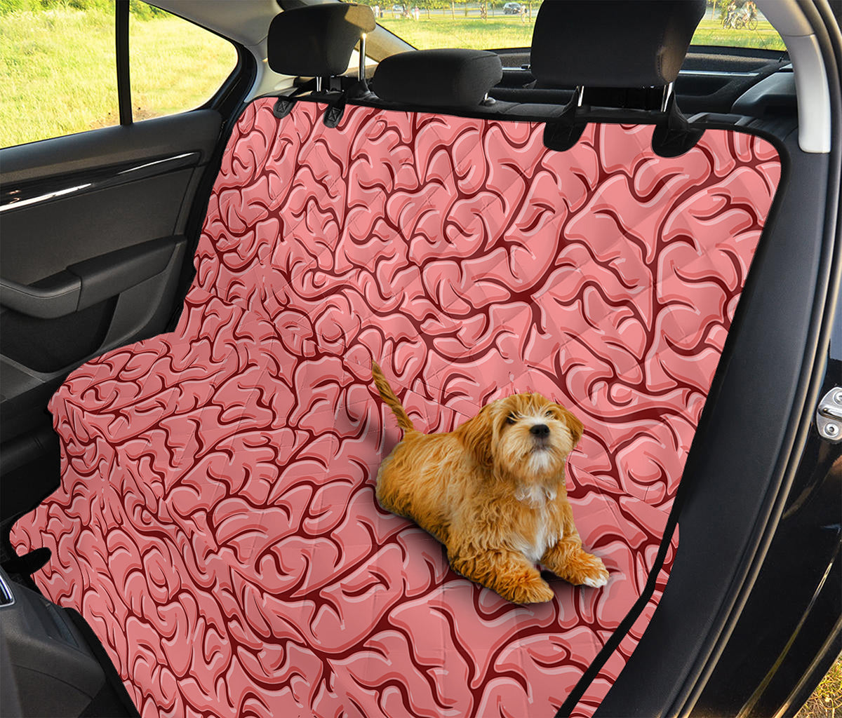 Human Brain Print Pet Car Back Seat Cover