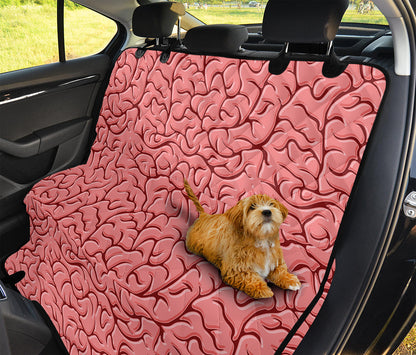 Human Brain Print Pet Car Back Seat Cover