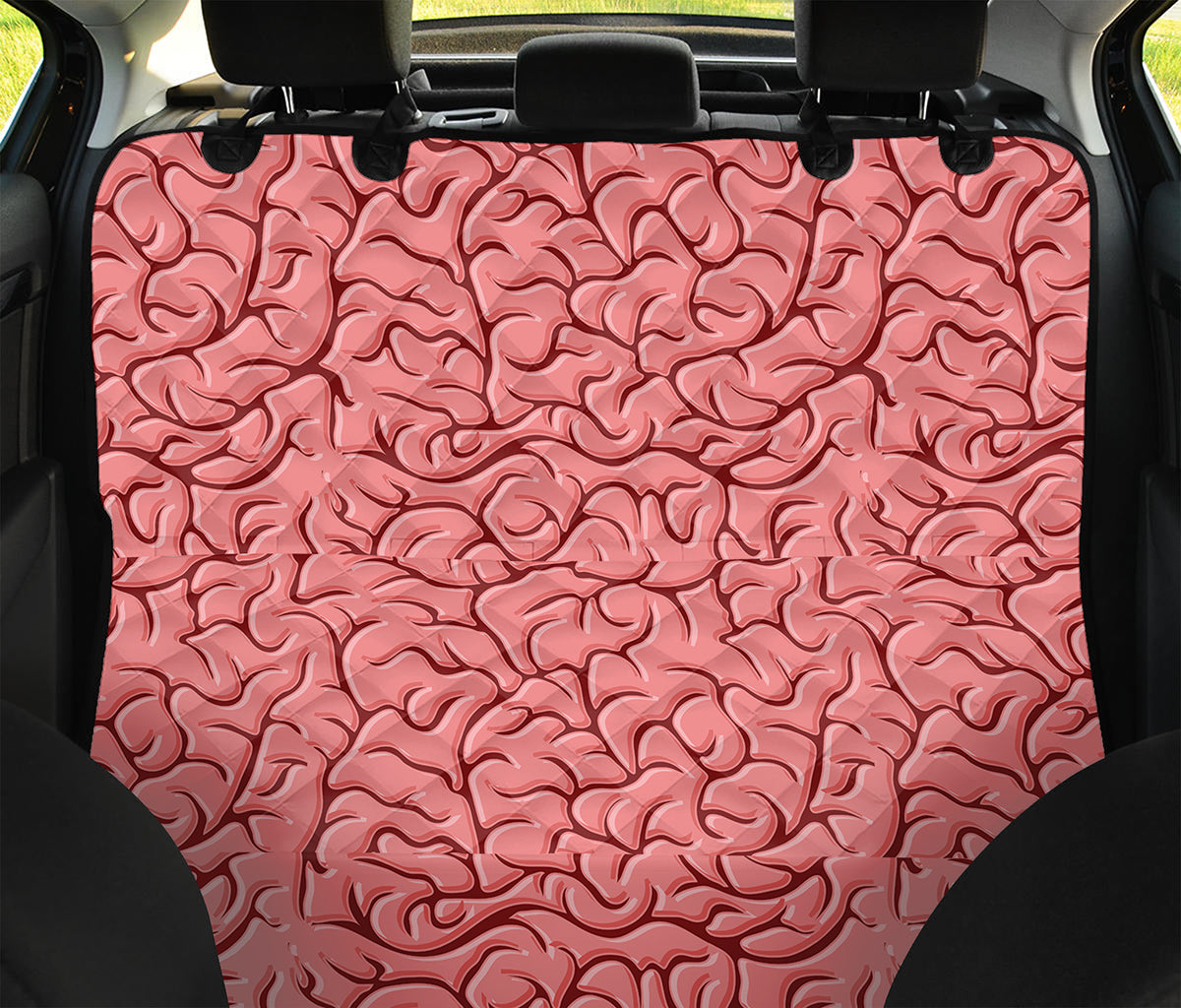 Human Brain Print Pet Car Back Seat Cover