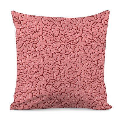 Human Brain Print Pillow Cover