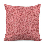 Human Brain Print Pillow Cover