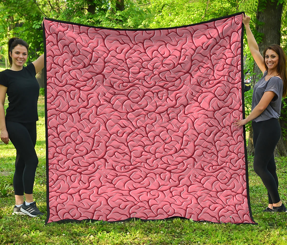 Human Brain Print Quilt