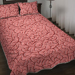 Human Brain Print Quilt Bed Set