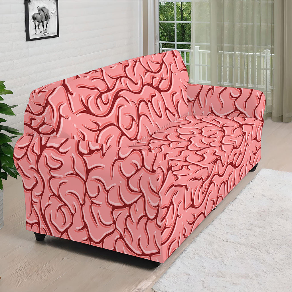 Human Brain Print Sofa Cover