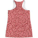 Human Brain Print Women's Racerback Tank Top