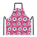 Human Eyeball Pattern Print Apron