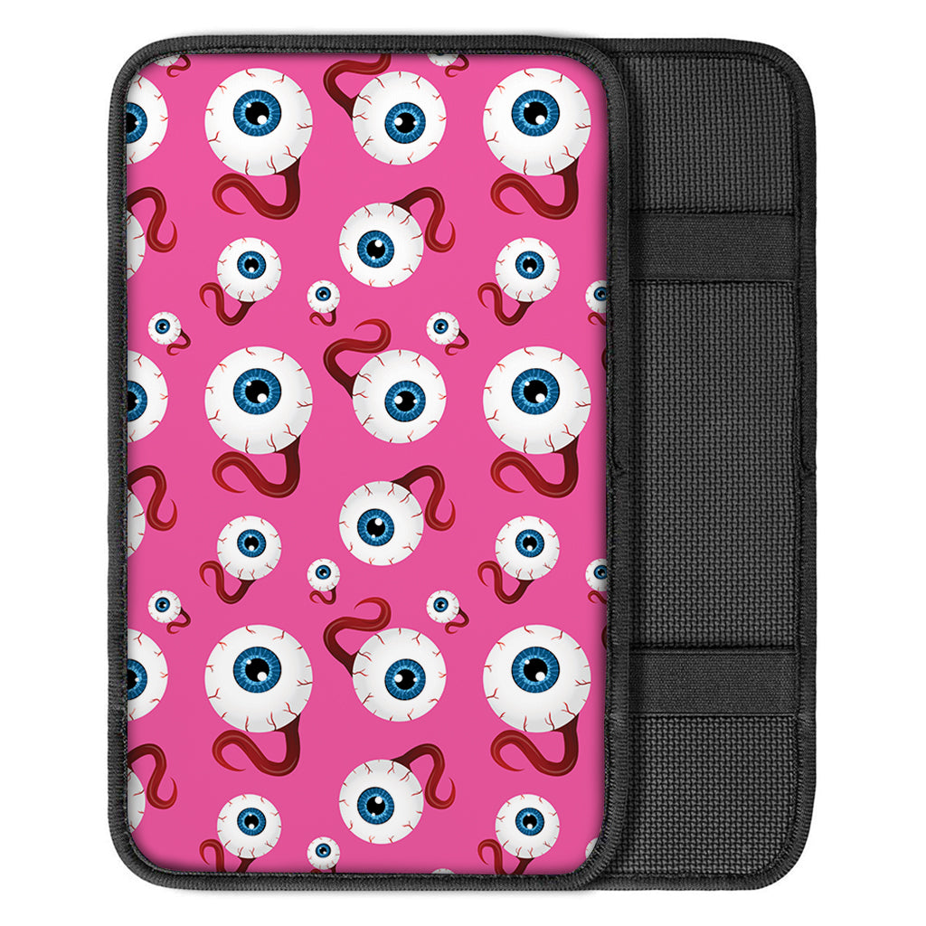 Human Eyeball Pattern Print Car Center Console Cover