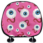 Human Eyeball Pattern Print Car Headrest Covers