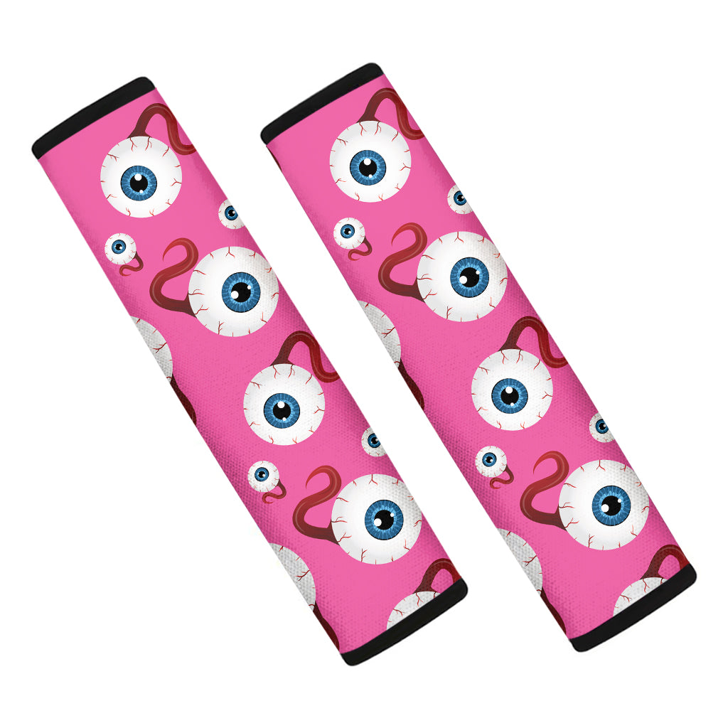Human Eyeball Pattern Print Car Seat Belt Covers