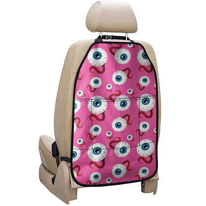 Human Eyeball Pattern Print Car Seat Organizers