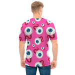 Human Eyeball Pattern Print Men's T-Shirt