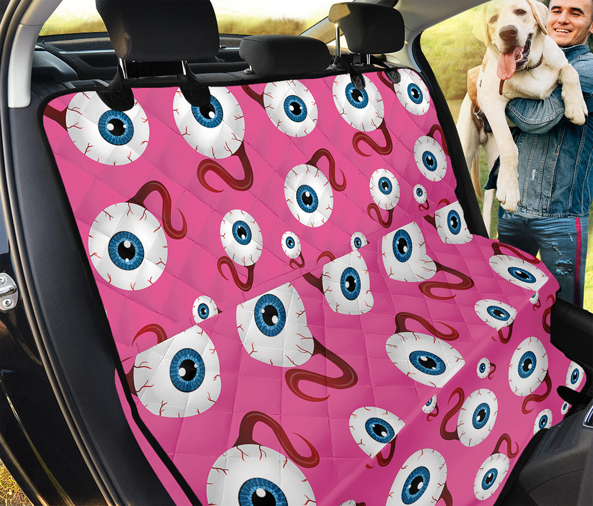 Human Eyeball Pattern Print Pet Car Back Seat Cover