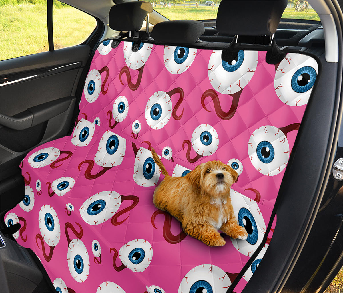 Human Eyeball Pattern Print Pet Car Back Seat Cover