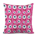 Human Eyeball Pattern Print Pillow Cover