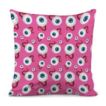 Human Eyeball Pattern Print Pillow Cover