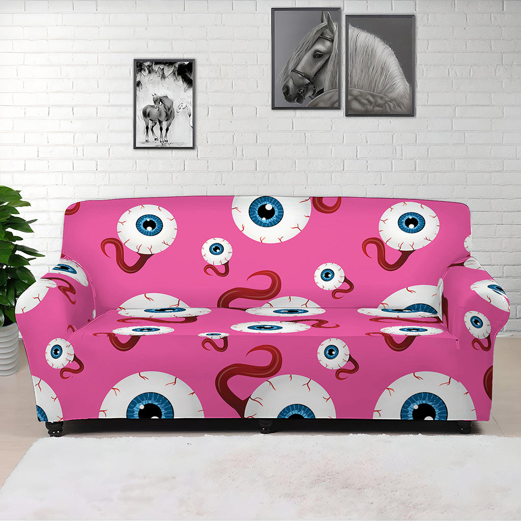 Human Eyeball Pattern Print Sofa Cover