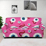 Human Eyeball Pattern Print Sofa Cover