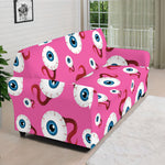 Human Eyeball Pattern Print Sofa Cover
