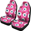 Human Eyeball Pattern Print Universal Fit Car Seat Covers
