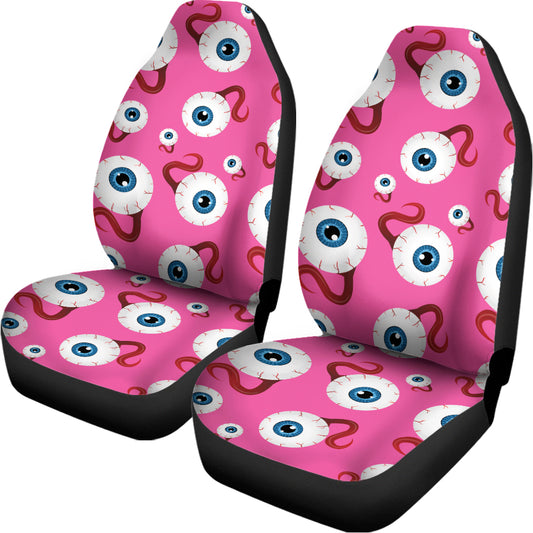 Human Eyeball Pattern Print Universal Fit Car Seat Covers