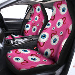 Human Eyeball Pattern Print Universal Fit Car Seat Covers