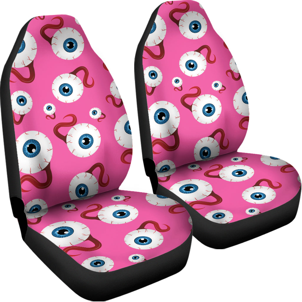 Human Eyeball Pattern Print Universal Fit Car Seat Covers