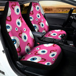Human Eyeball Pattern Print Universal Fit Car Seat Covers