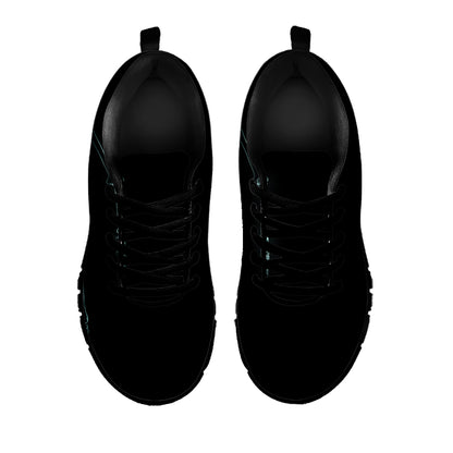 Human Skeleton X-Ray Print Black Sneakers