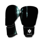 Human Skeleton X-Ray Print Boxing Gloves