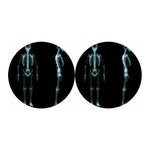Human Skeleton X-Ray Print Car Coasters