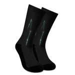 Human Skeleton X-Ray Print Crew Socks